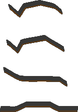 Figure 3.5 Different road templates