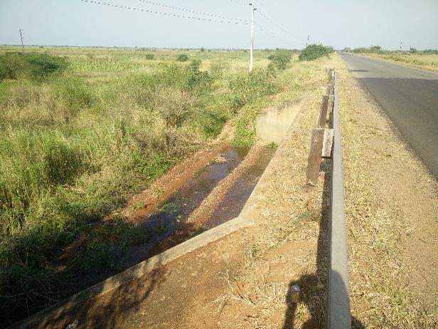 Bridge sill determining water level in upstream floodplain, Mozambique